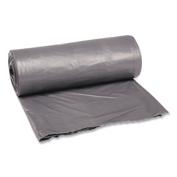 Boardwalk 30 gal Trash Bags, 30 in x 36 in, Super Heavy-Duty, 0.95 mil, Gray, 100 PK BWK 3036SH - main